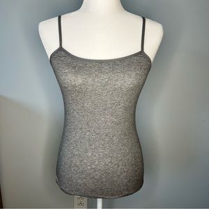 New! Active Basic Gray Tank with adjustable straps.